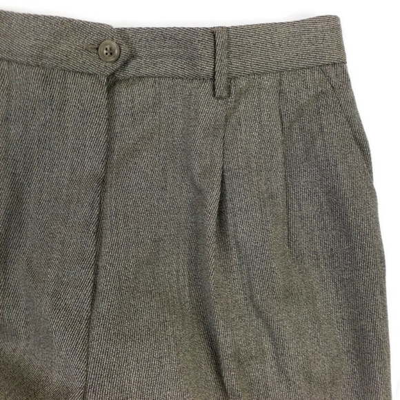 Giorgio's Of Palm Beach Green Micro-Stripe Wool Dress Pants Womens Size 6 - Picture 10 of 14